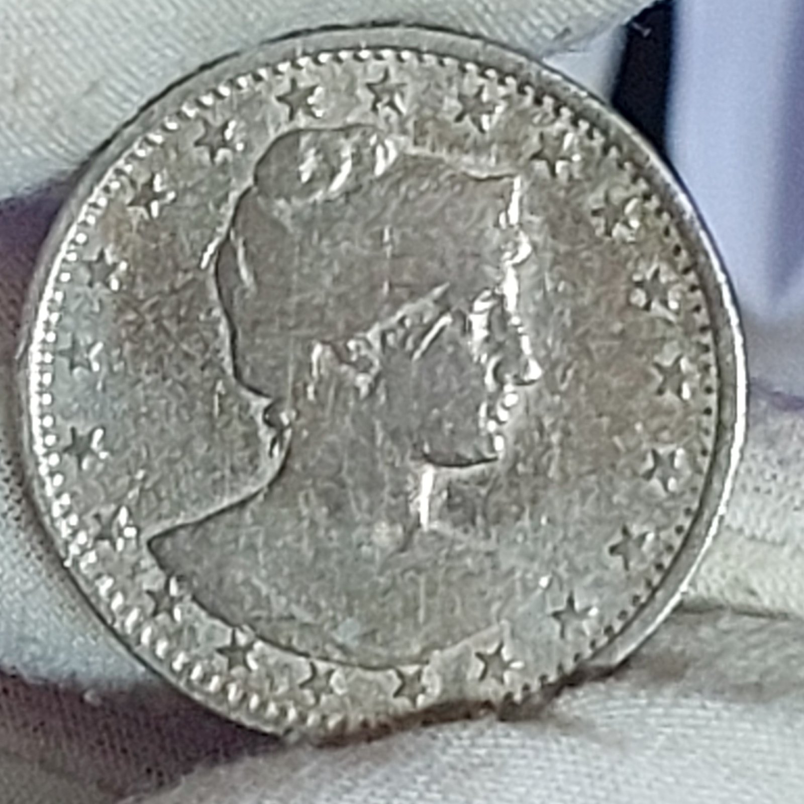 Moeda de 400 Réis do Brasil Ano 1901 - MCMI - Imagem 4