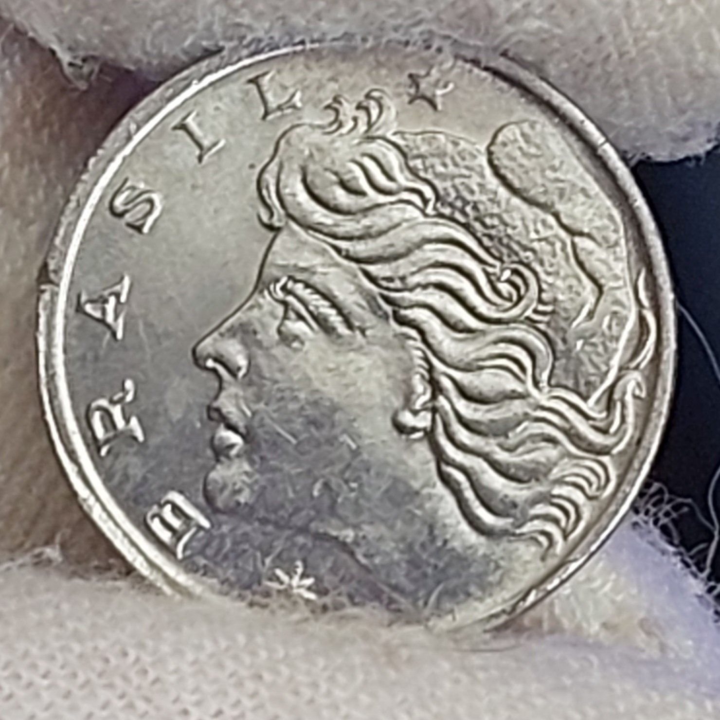 Moeda de 1 Centavo Ano 1967 - República do Brasil - Imagem 4