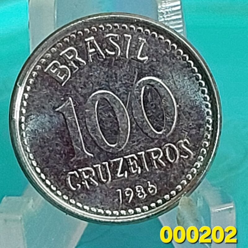 Moeda de 100 Cruzeiros Ano 1986