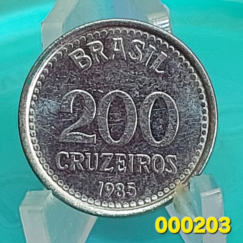 Moeda de 200 Cruzeiros Ano 1985