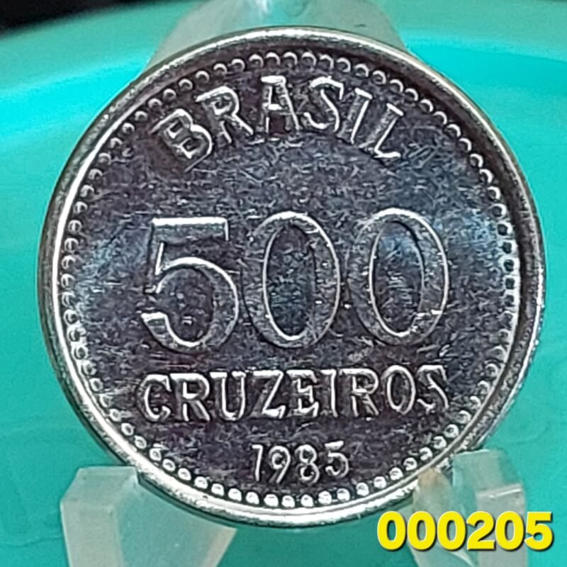 Moeda de 500 Cruzeiros Ano 1986