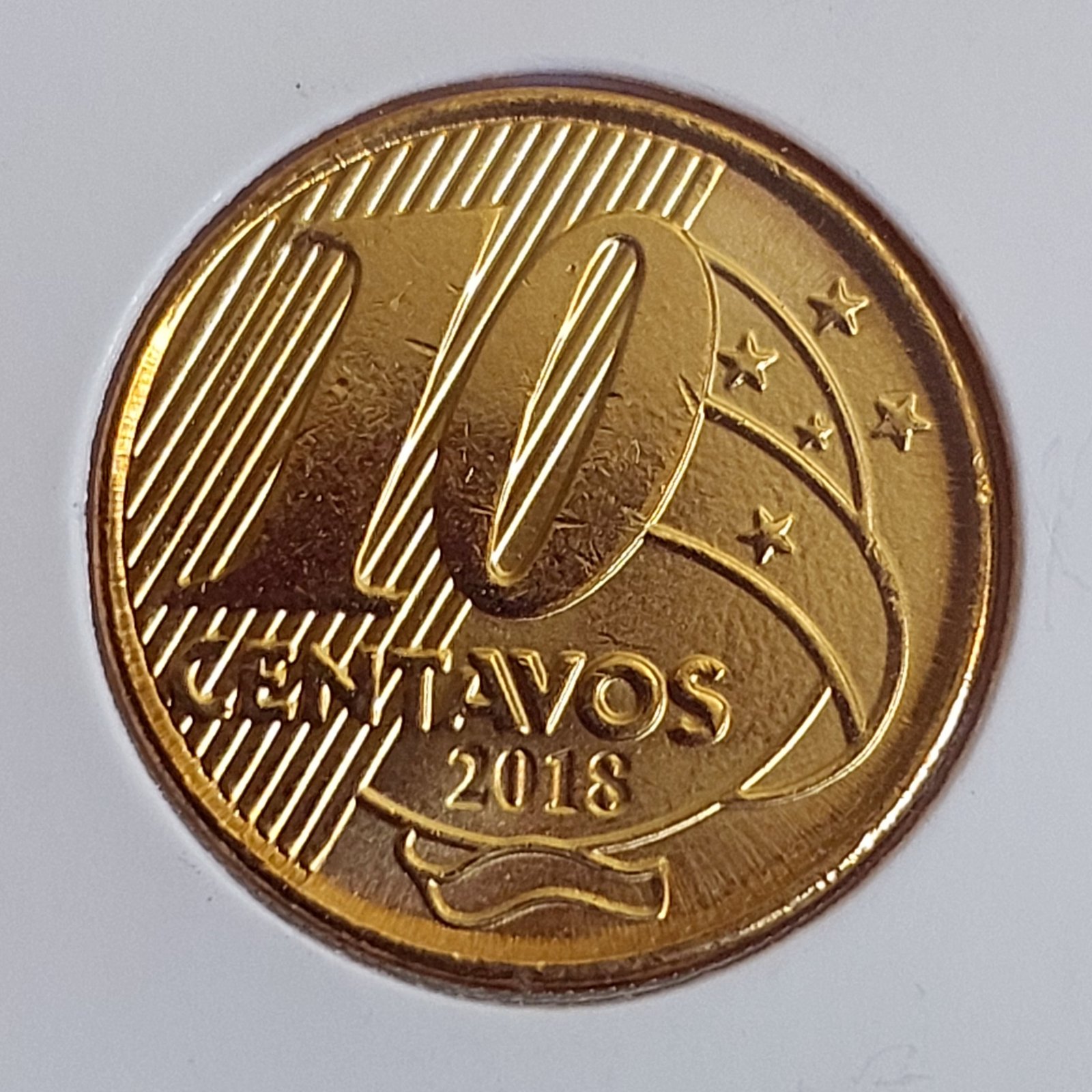 Moedas do Brasil - Set Completo do Real Ano 2018 - Flor de Cunho (FC) - Imagem 10