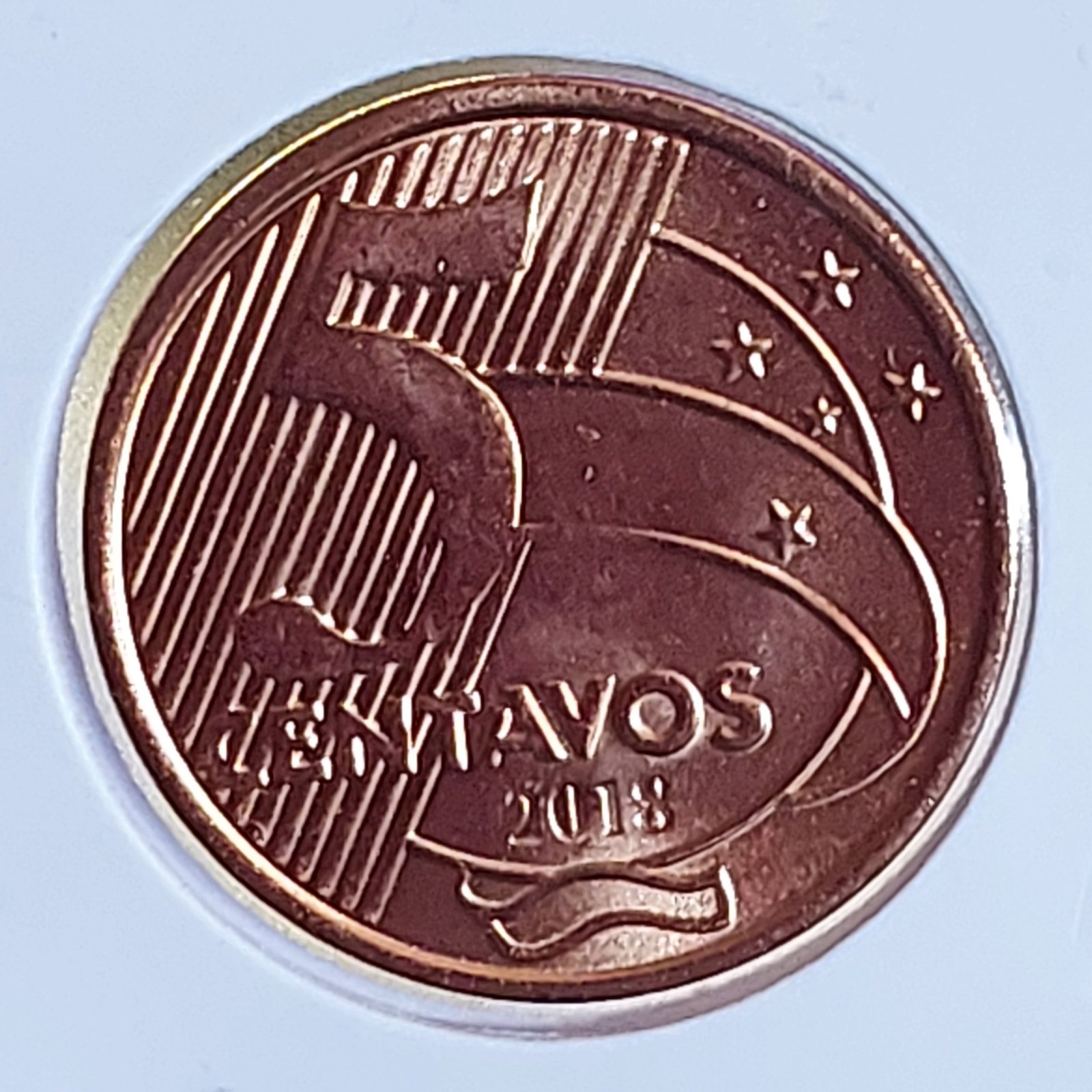 Moedas do Brasil - Set Completo do Real Ano 2018 - Flor de Cunho (FC) - Imagem 12