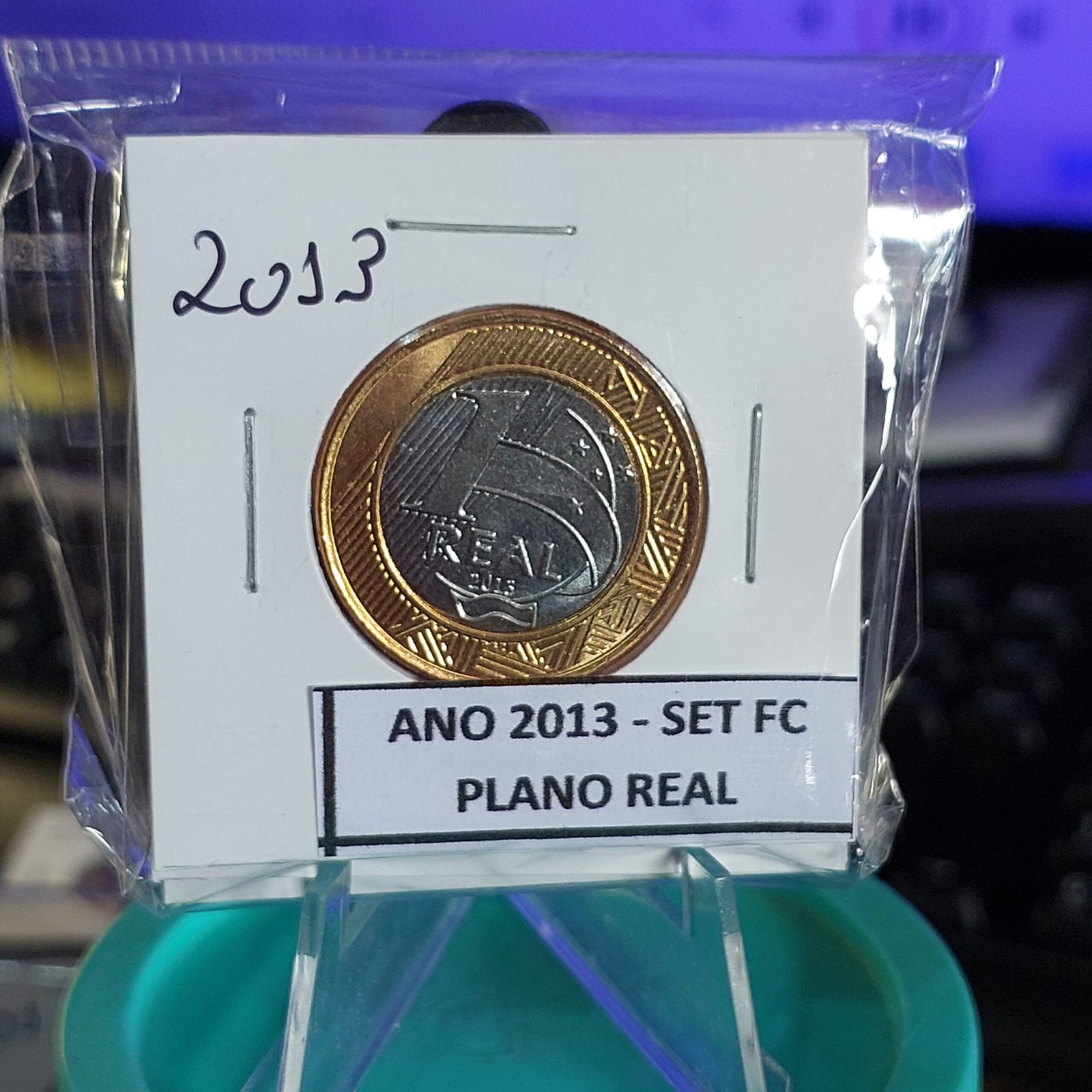 Moedas do Brasil - Set Completo do Real Ano 2013 - Flor de Cunho (FC) - Imagem 3