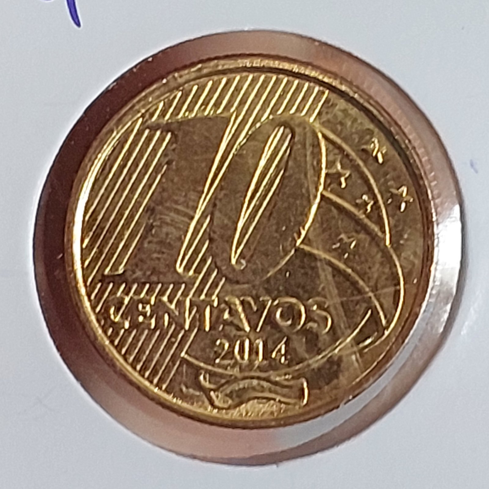Moedas do Brasil - Set Completo do Real Ano 2014 - Flor de Cunho (FC) - Imagem 6
