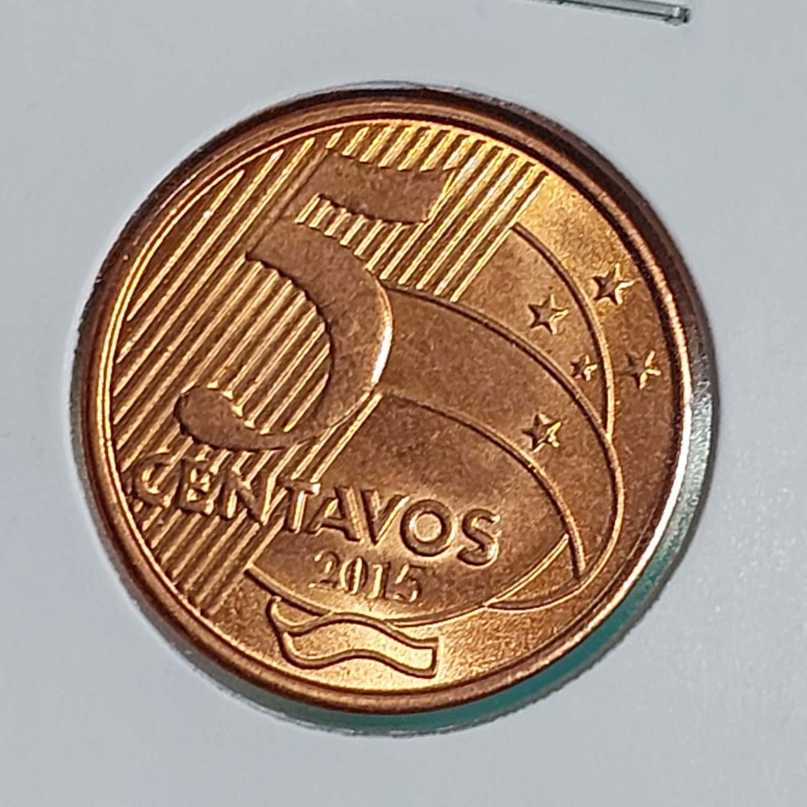 Moedas do Brasil - Set Completo do Real Ano 2015 - Flor de Cunho (FC) - Imagem 4