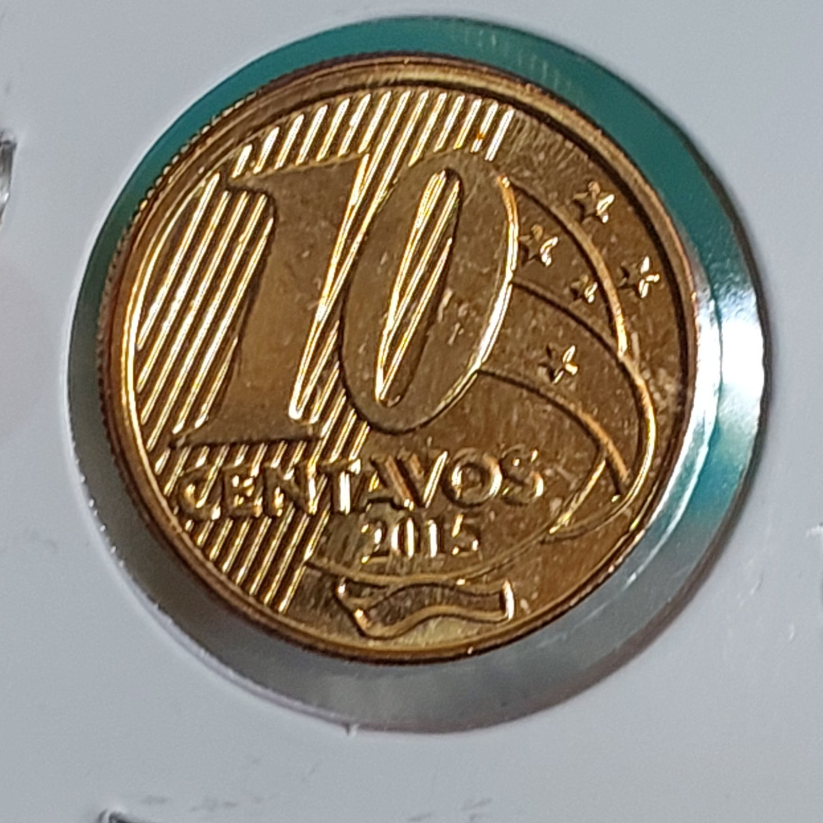 Moedas do Brasil - Set Completo do Real Ano 2015 - Flor de Cunho (FC) - Imagem 6