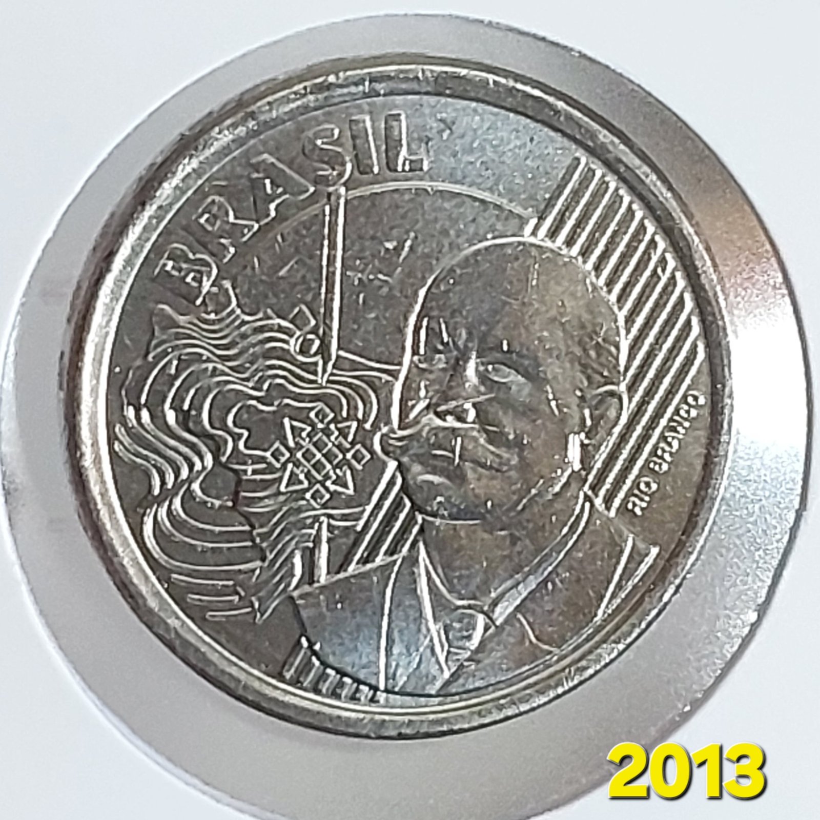 Moedas do Brasil - Set Completo do Real Ano 2013 - Flor de Cunho (FC) - Imagem 11