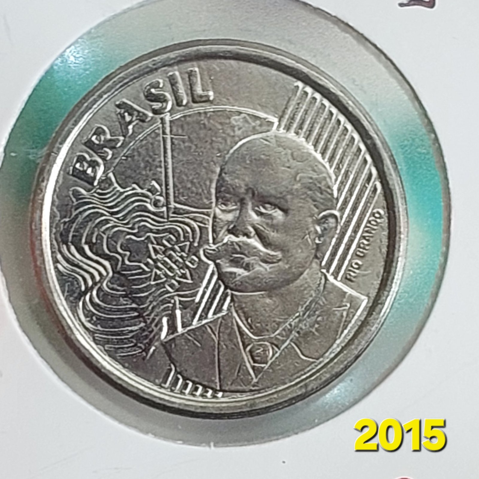 Moedas do Brasil - Set Completo do Real Ano 2015 - Flor de Cunho (FC) - Imagem 9