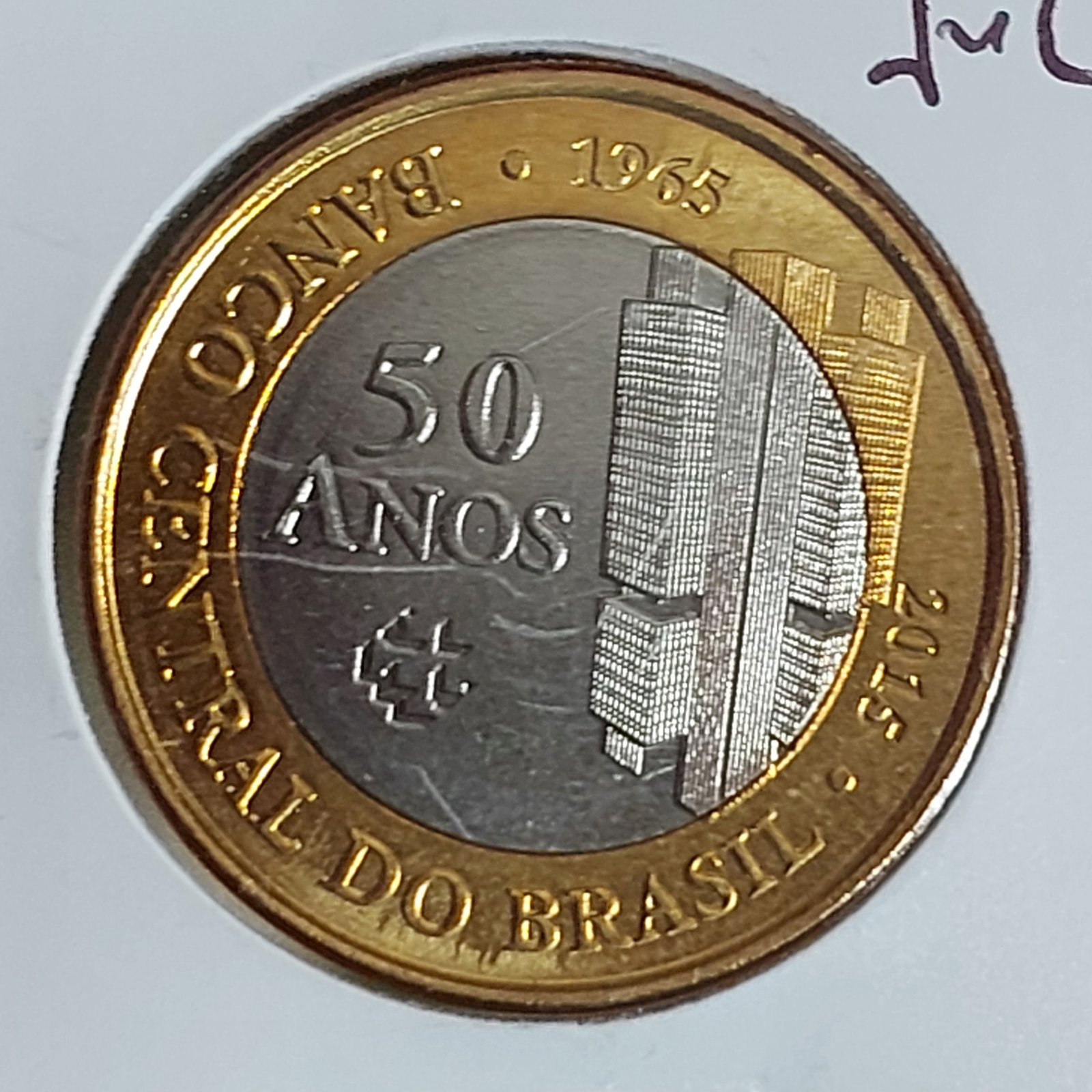 Moedas do Brasil - Set Completo do Real Ano 2015 - Flor de Cunho (FC) - Imagem 10