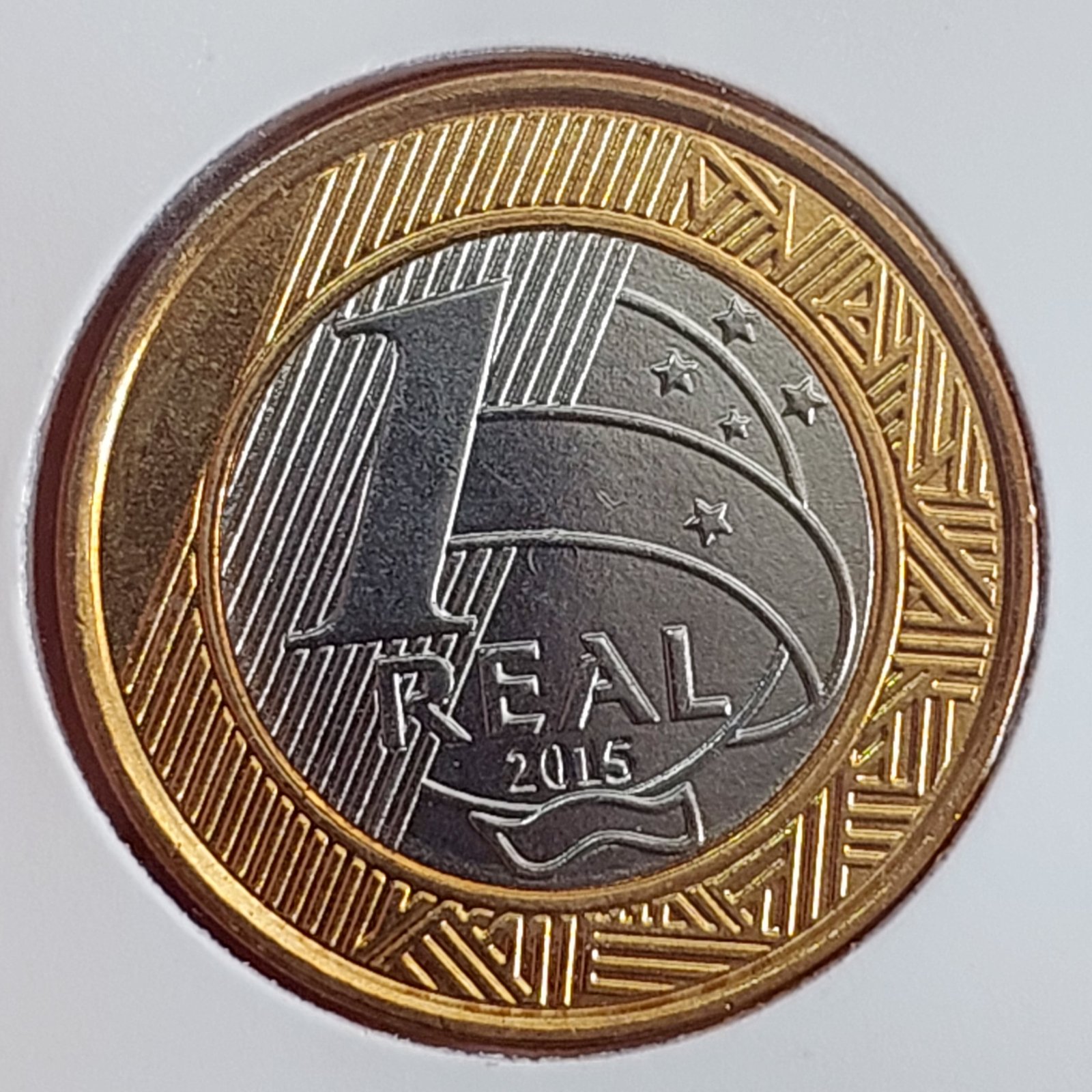 Moedas do Brasil - Set Completo do Real Ano 2015 - Flor de Cunho (FC) - Imagem 11