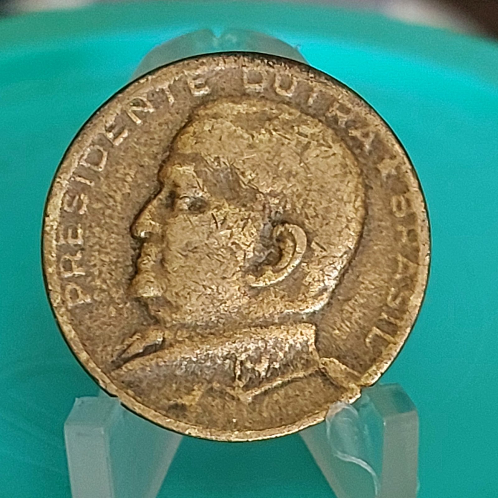 Moeda de 50 Centavos do Brasil Ano 1948 - Eurico Gaspar Dutra - Imagem 4