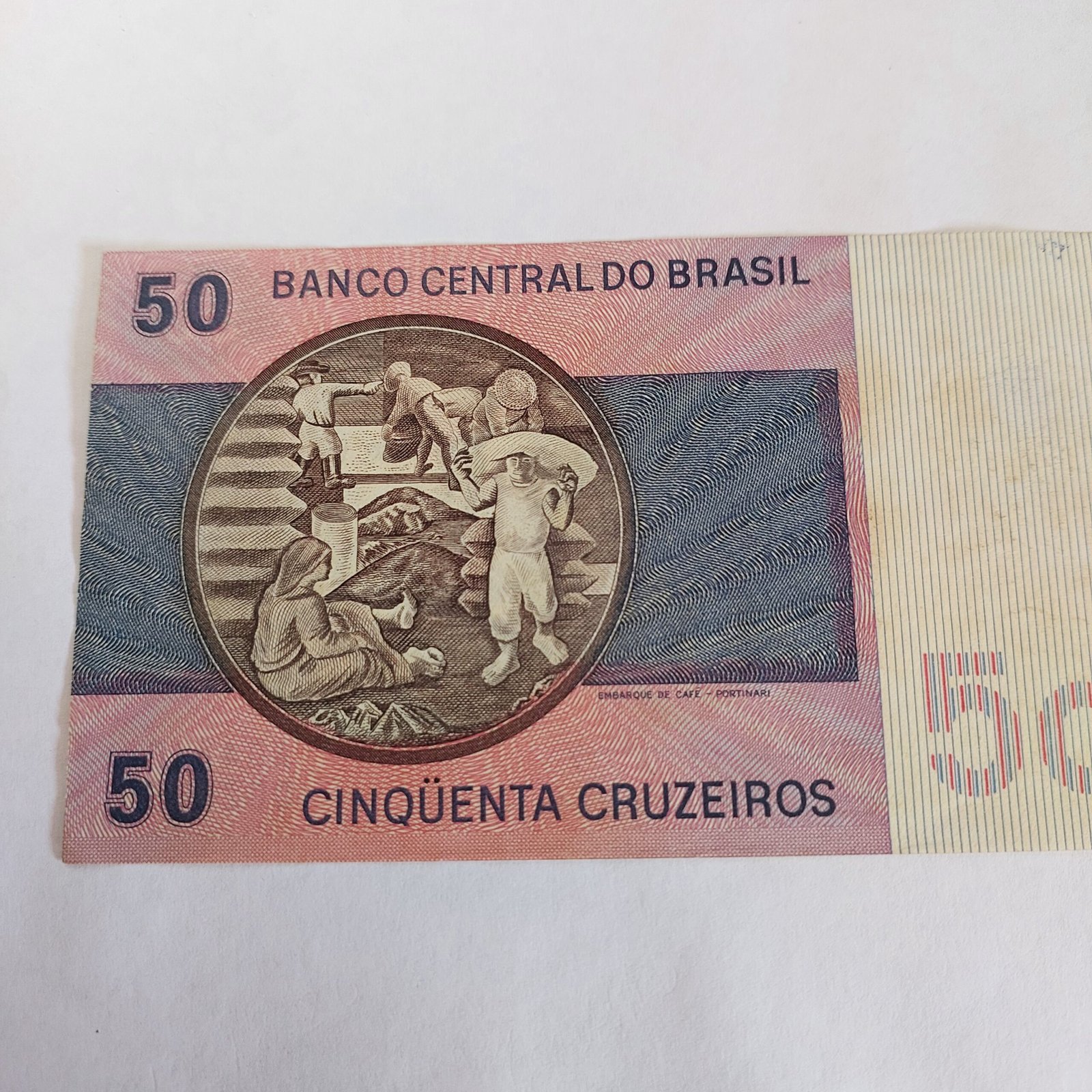 Cédula 50 Cruzeiros Cr$ 50 Ano 1980 - Marechal Deodoro da Fonseca - Imagem 5